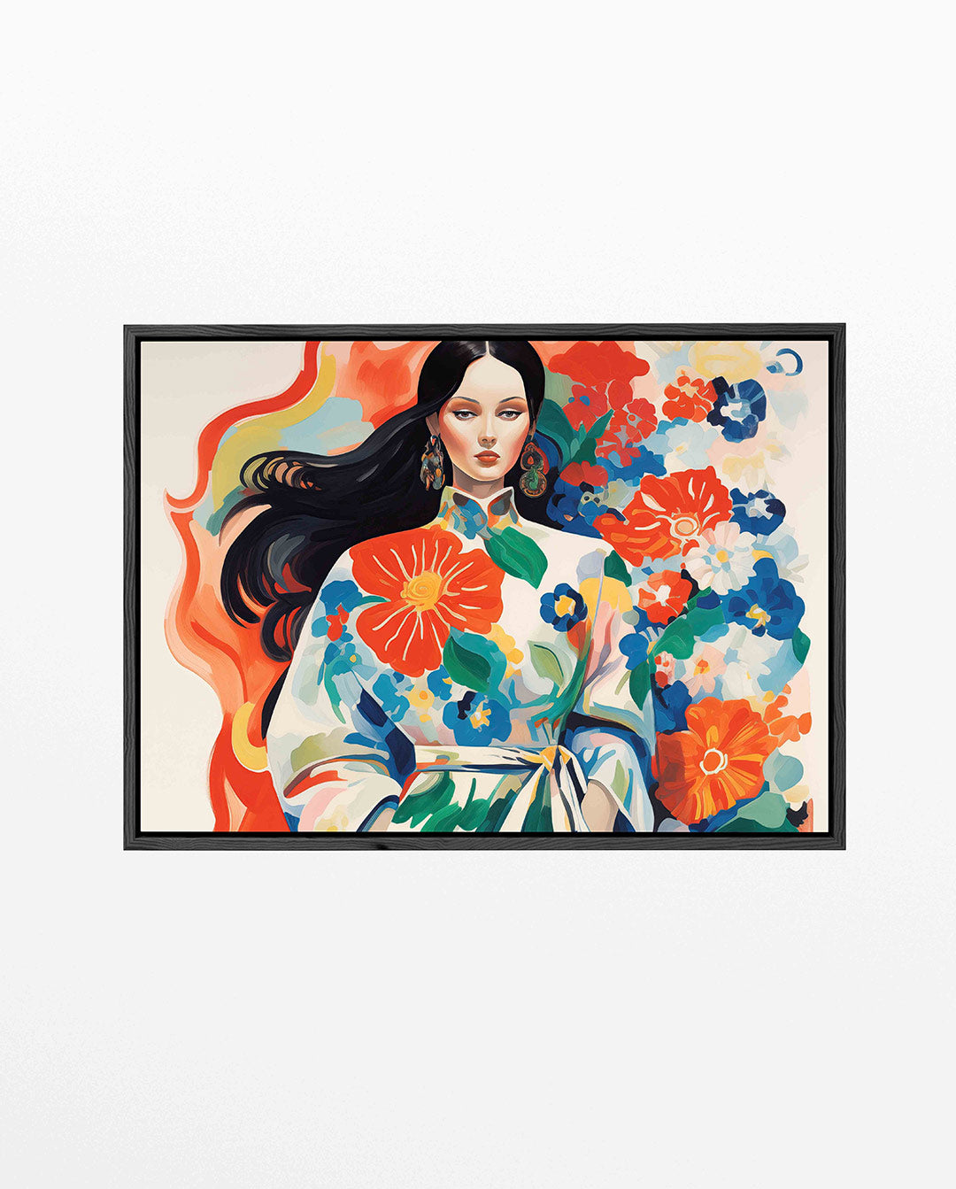 Bloemenportret Kunstwerk