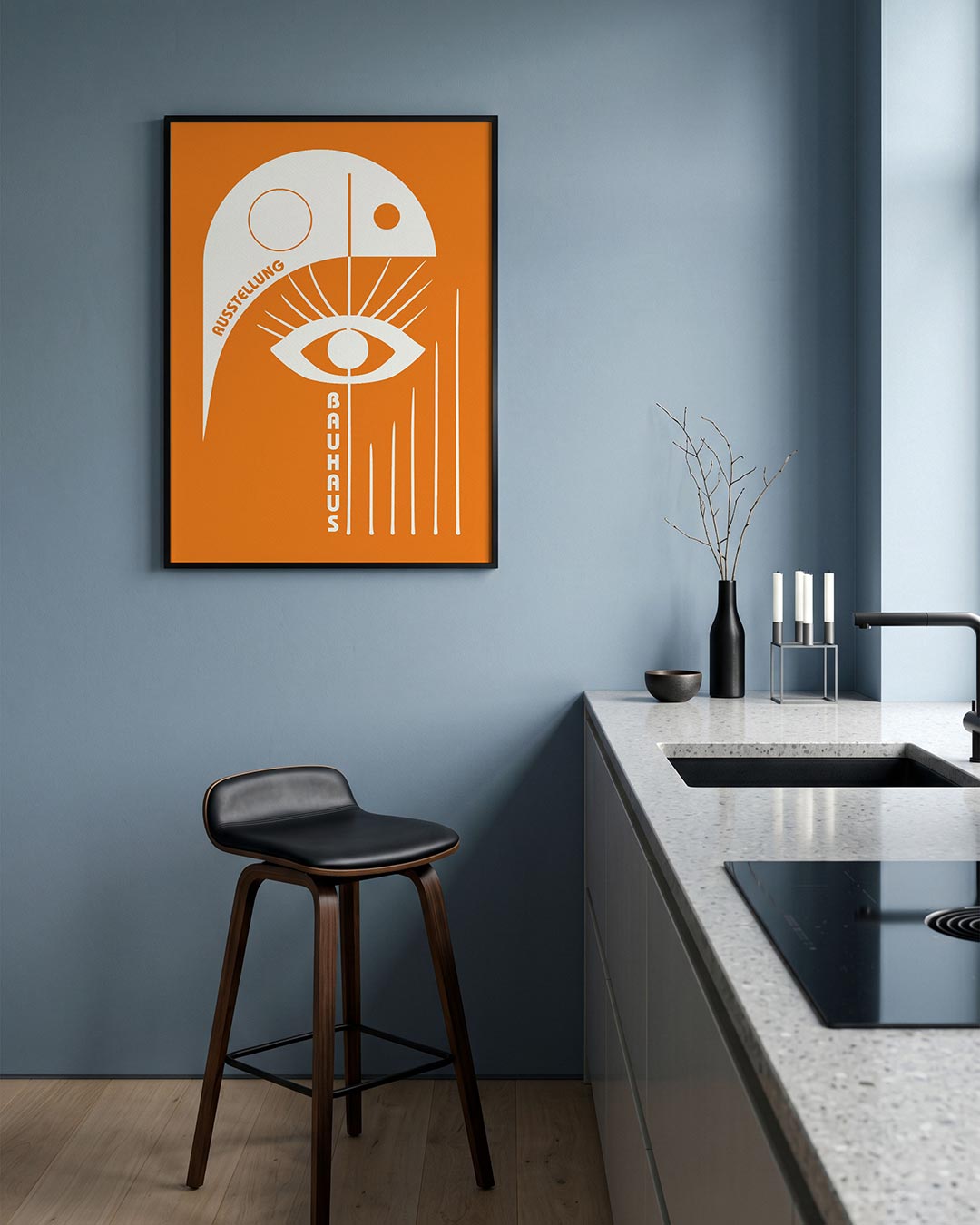 Oog en lijnen Poster