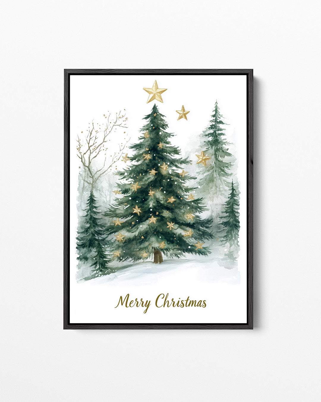 Kerstboom met sterren Kunstwerk