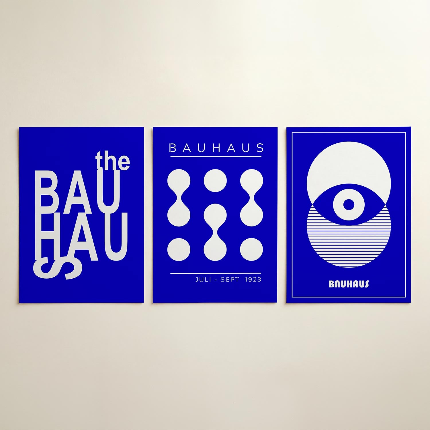 Typografisch spel Posterset