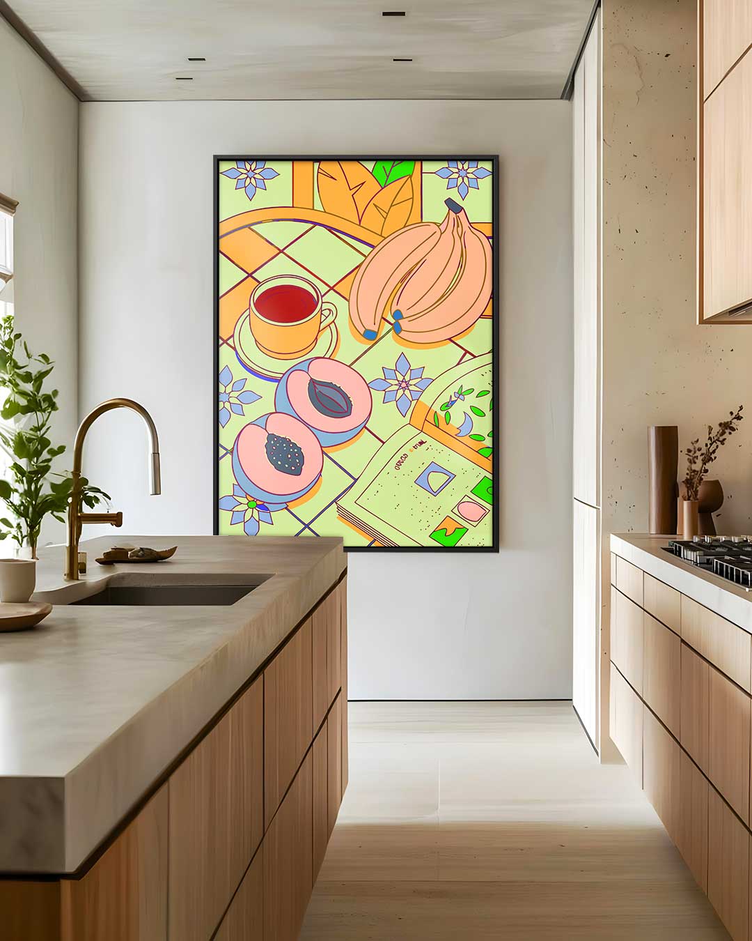Abstract kunstwerk Kunstwerk-canvas-dibond-plexiglas-wanddecoratie-WallArtistic
