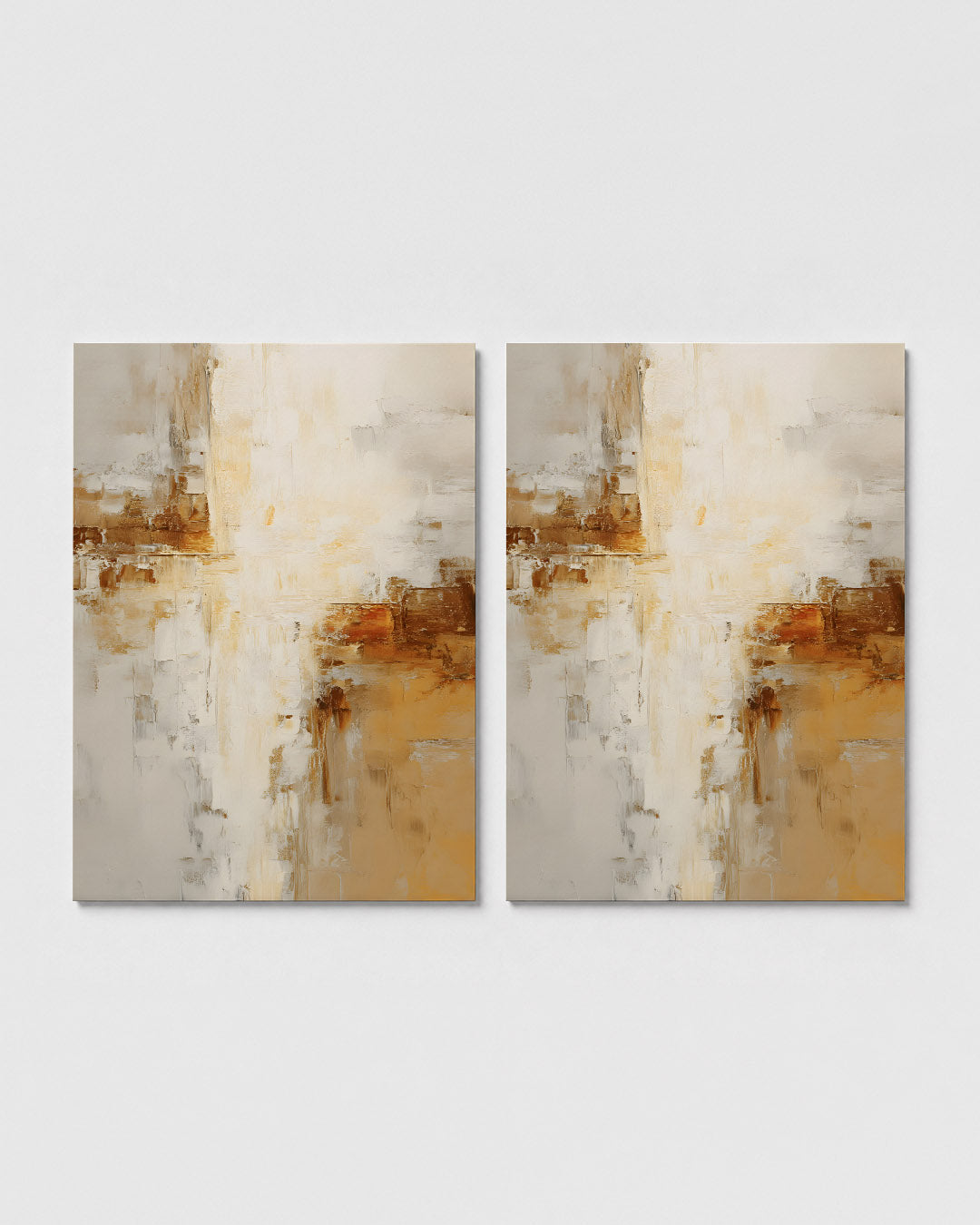 Warme kleurvlakken Posterset