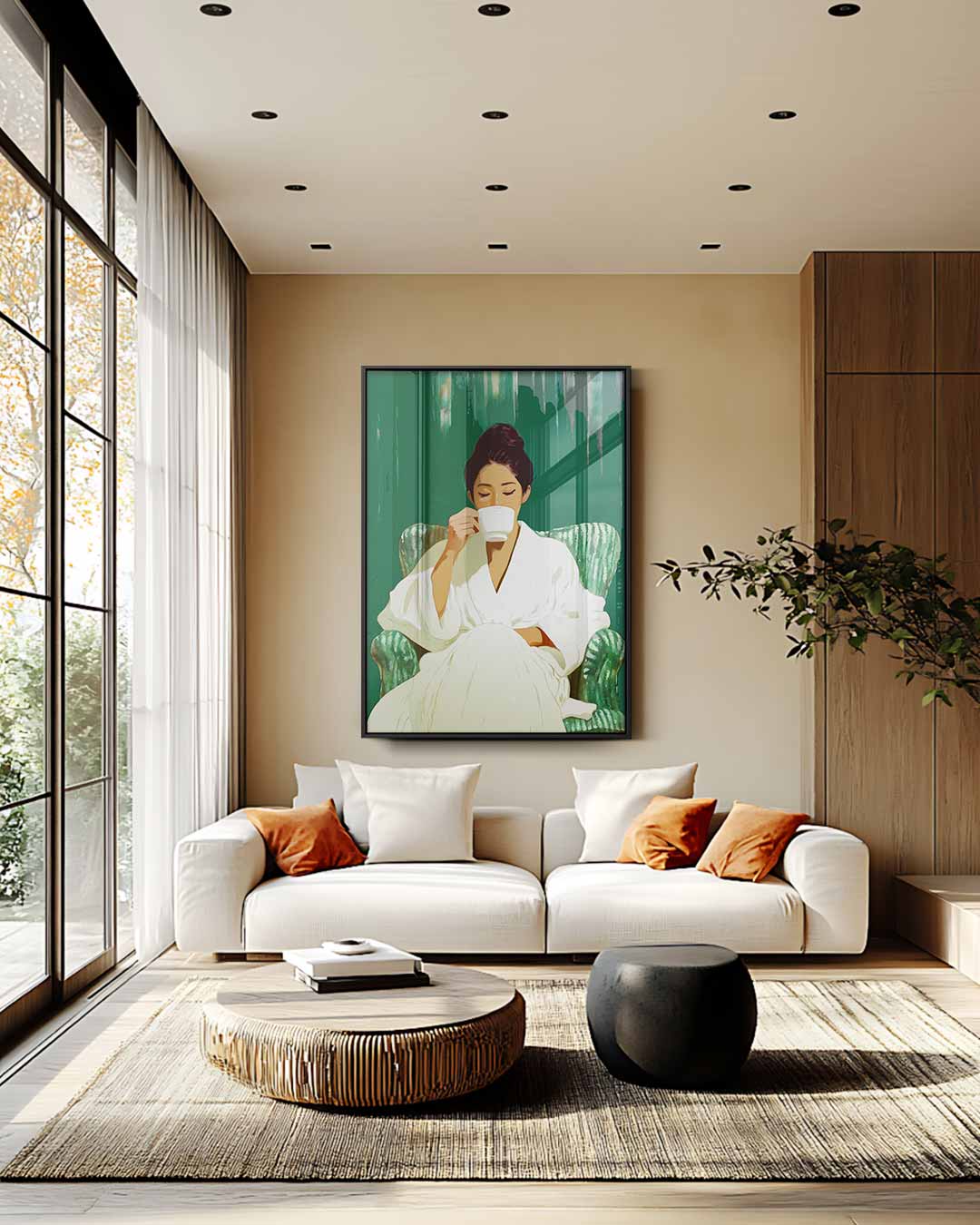 Moment van Rust Kunstwerk-canvas-dibond-plexiglas-wanddecoratie-WallArtistic