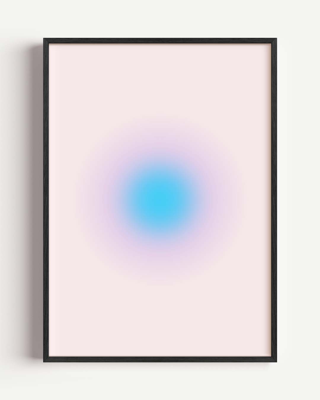 Rustgevende Blauwroze Cirkelposter