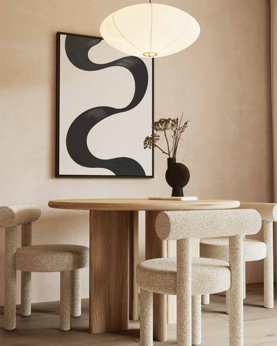 Golvende Stroom Kunstwerk-canvas-dibond-plexiglas-wanddecoratie-WallArtistic