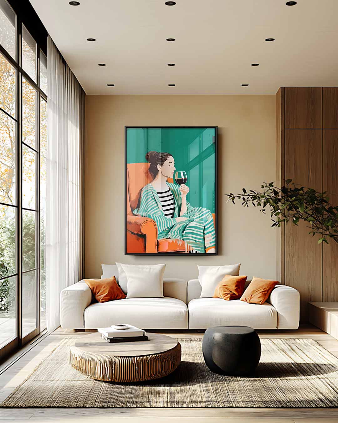 Ontspannen Moment Kunstwerk-canvas-dibond-plexiglas-wanddecoratie-WallArtistic