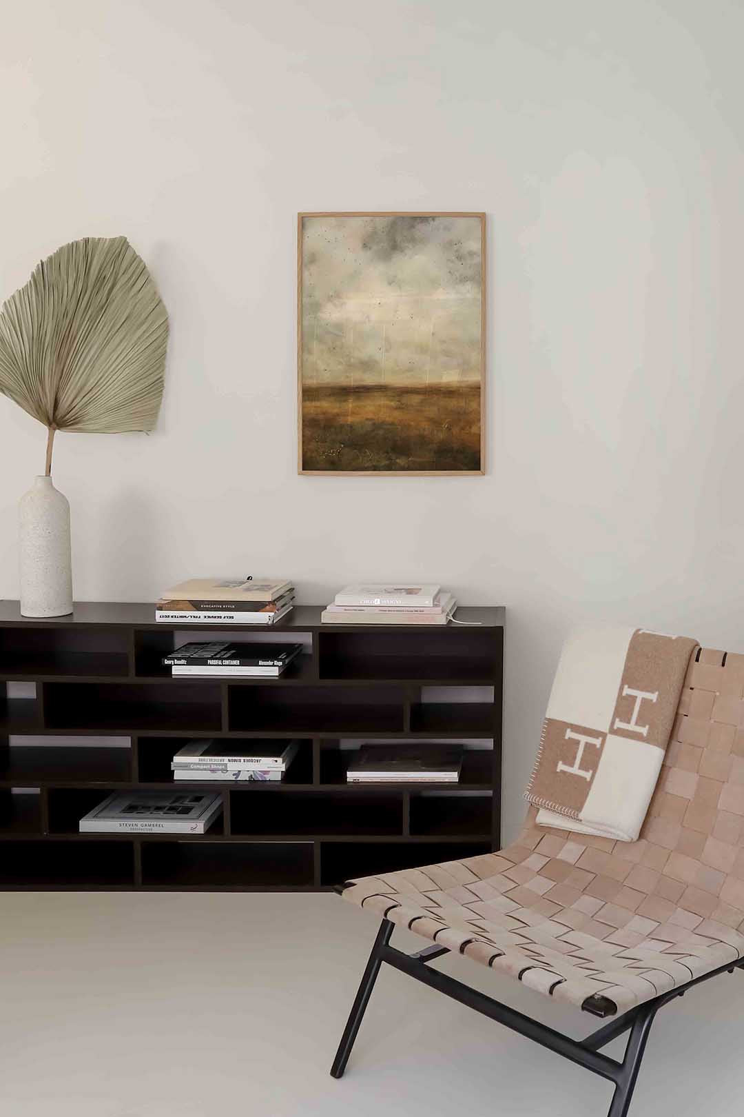 Landschap met wolken Poster