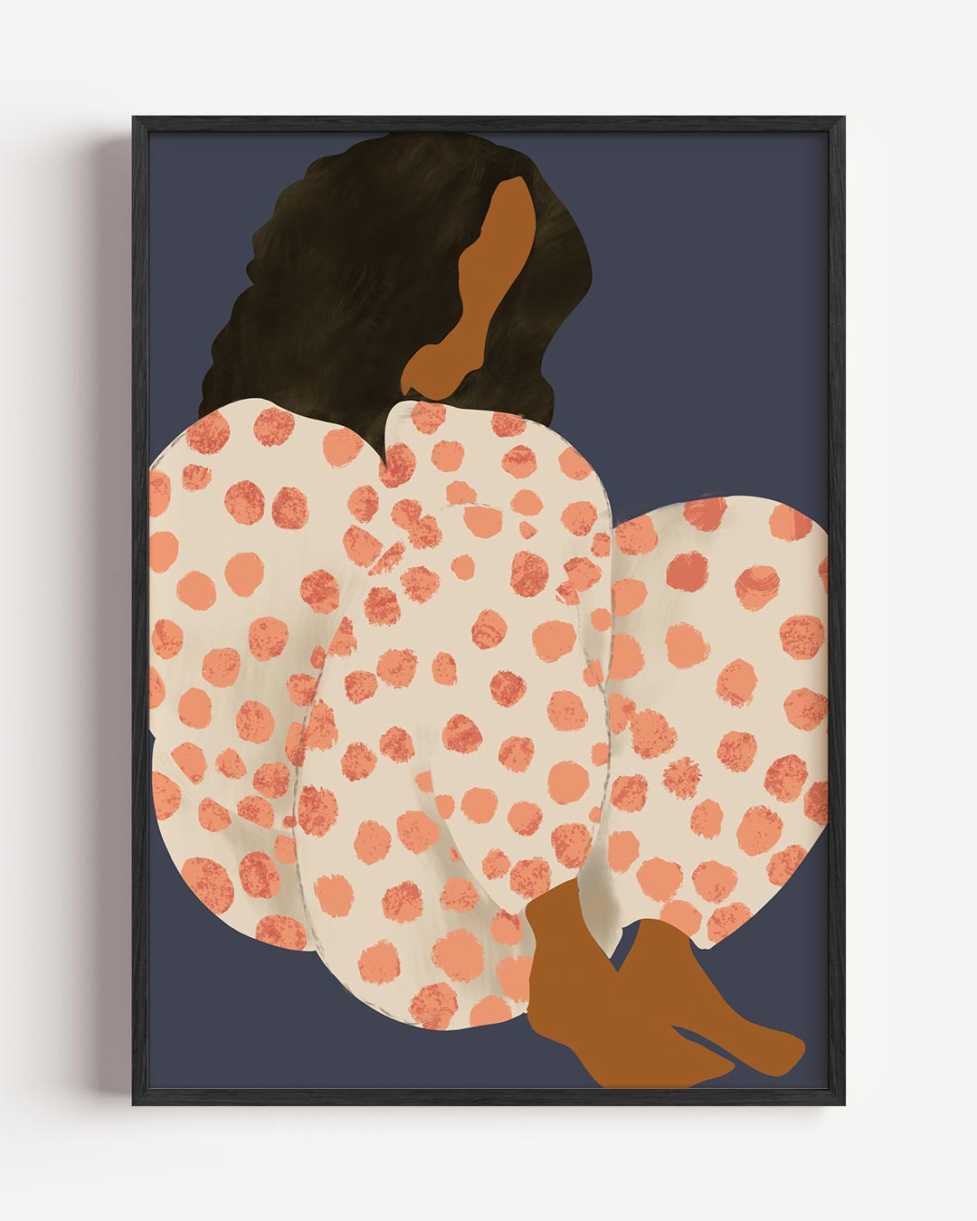 Stijlvolle Vrouwelijke Abstracte Kunstposter-WallArtistic