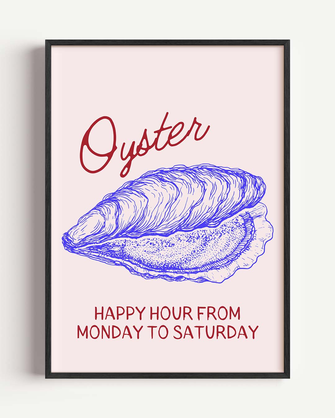 Oester Happy Hour Poster