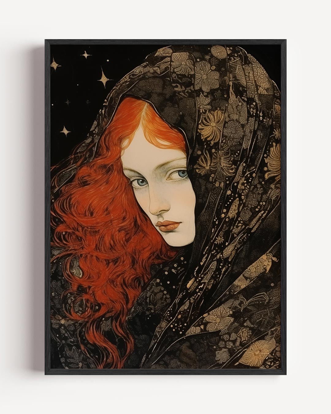 Mystieke Vrouwelijke Kracht Poster-WallArtistic