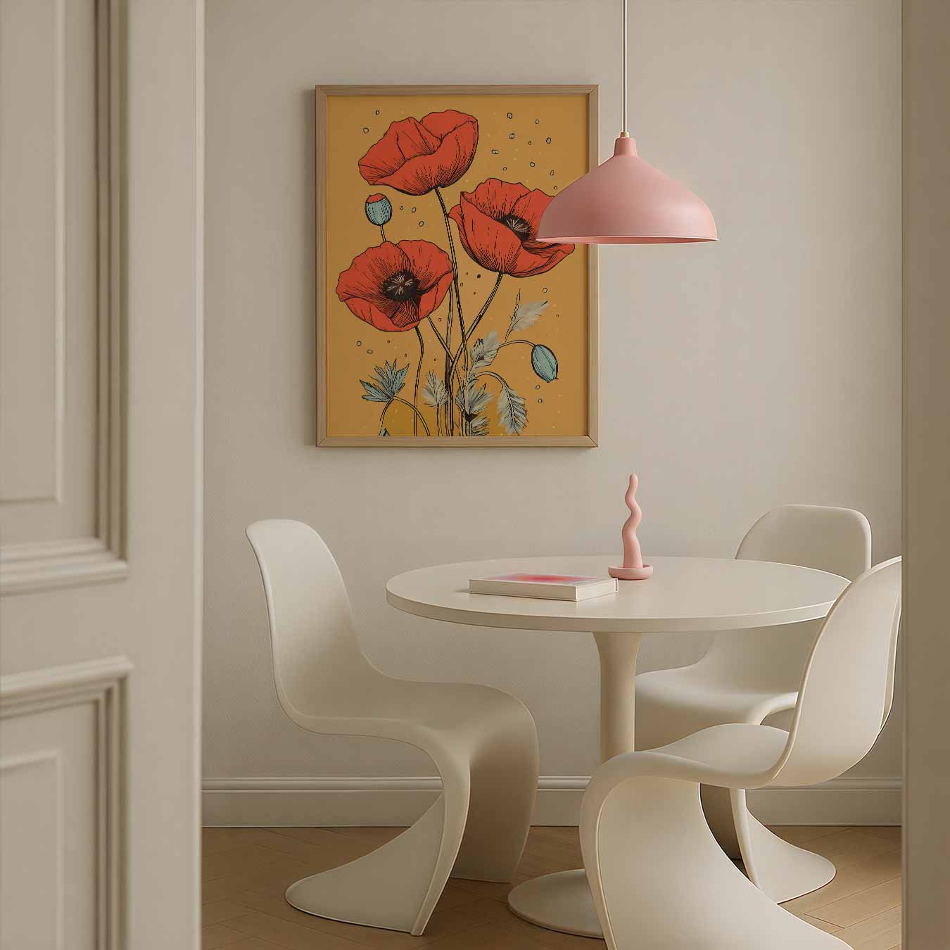 Bloeiende Klaproos Poster