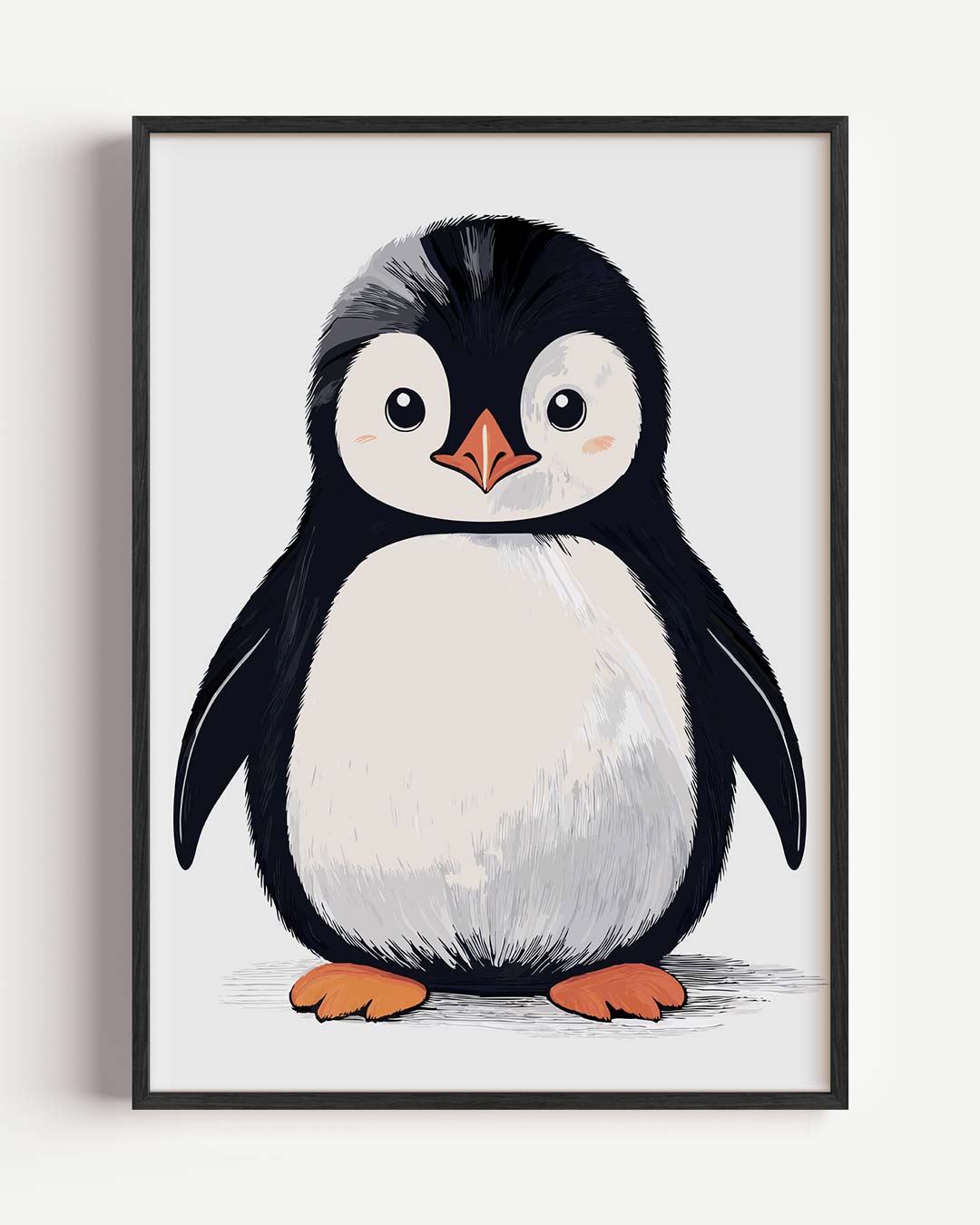 Schattige Pinguïn Illustratie Poster