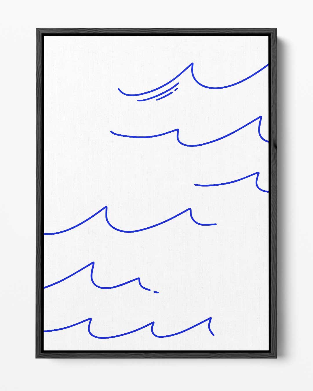 Blauwe Golven Kunstwerk-canvas-dibond-plexiglas-wanddecoratie-WallArtistic