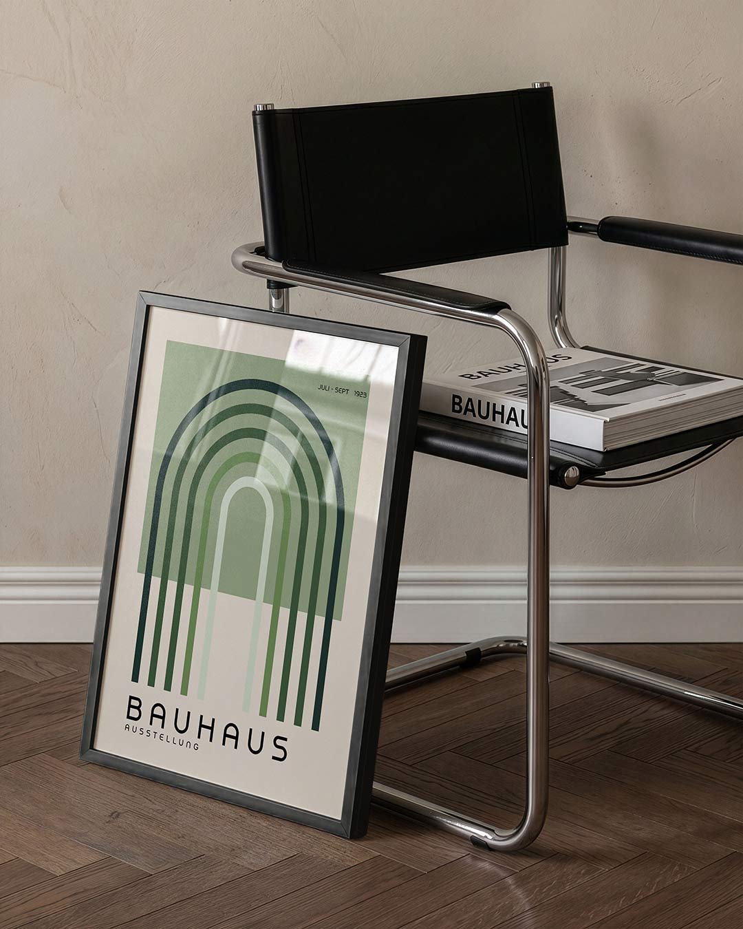 Boogvormen en lijnen Poster