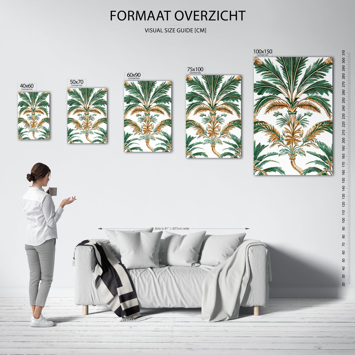 Botanische illustratie Kunstwerk