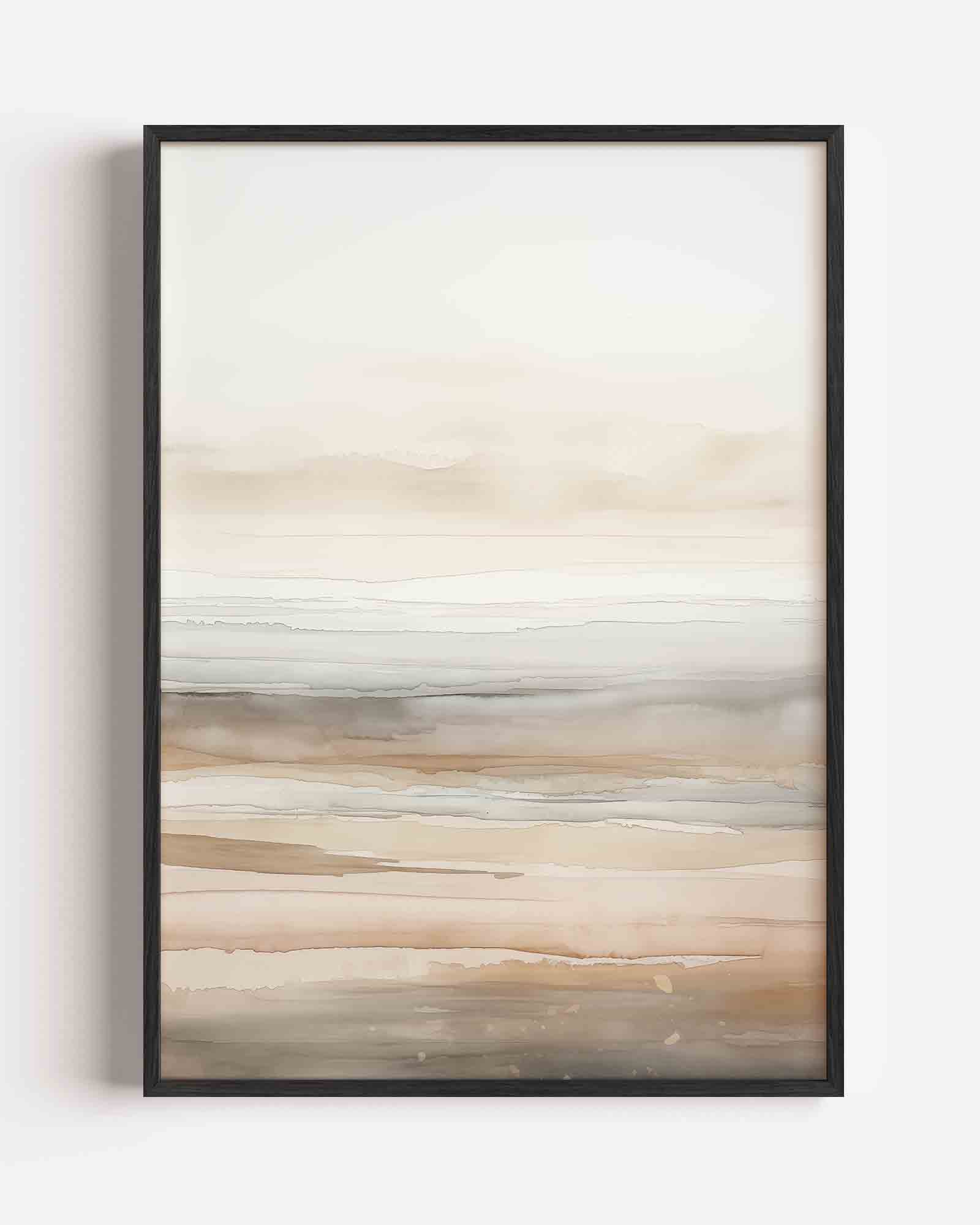 Landschap in zachte tinten Poster