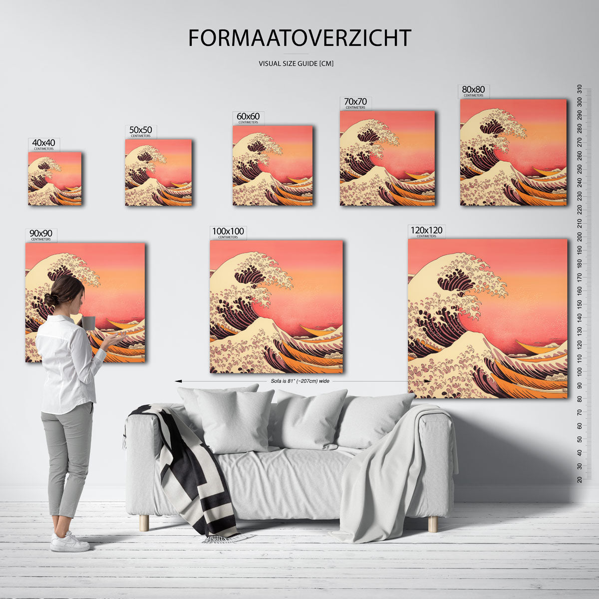Grote golf Poster