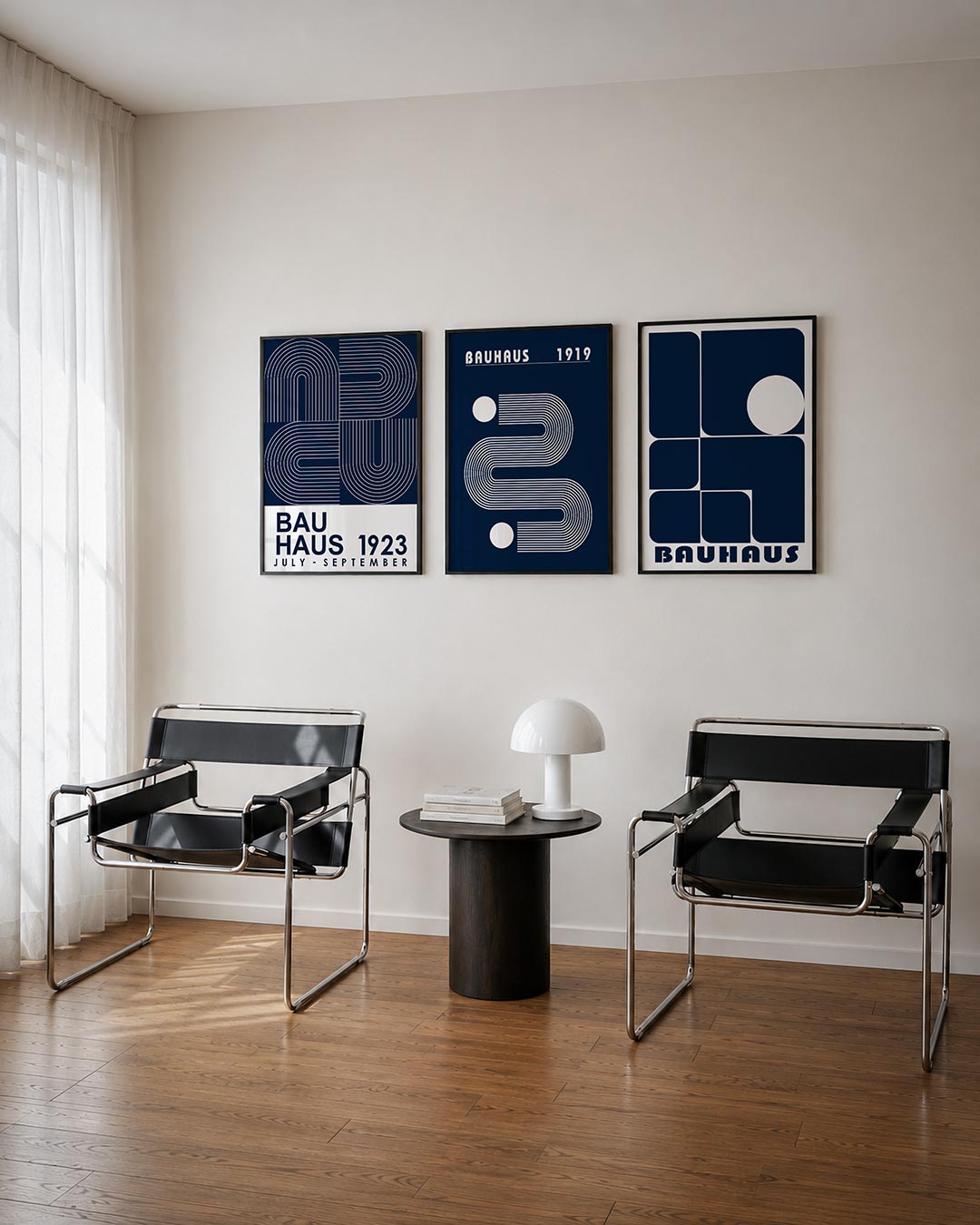 Lijnen en vlakkenspel Posterset