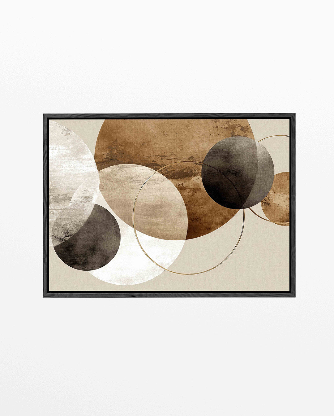 Cirkelvormen en lijnen Kunstwerk
