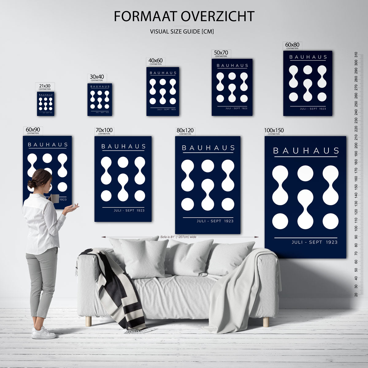 Vormen en vlakken Poster