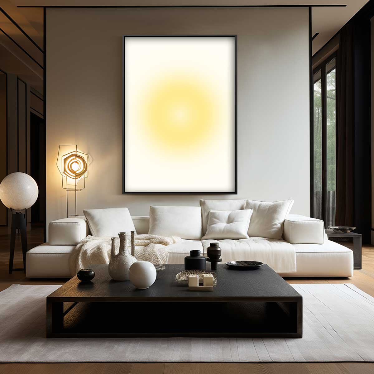 Zonnestraal Vibes Kunstwerk-canvas-dibond-plexiglas-wanddecoratie-WallArtistic
