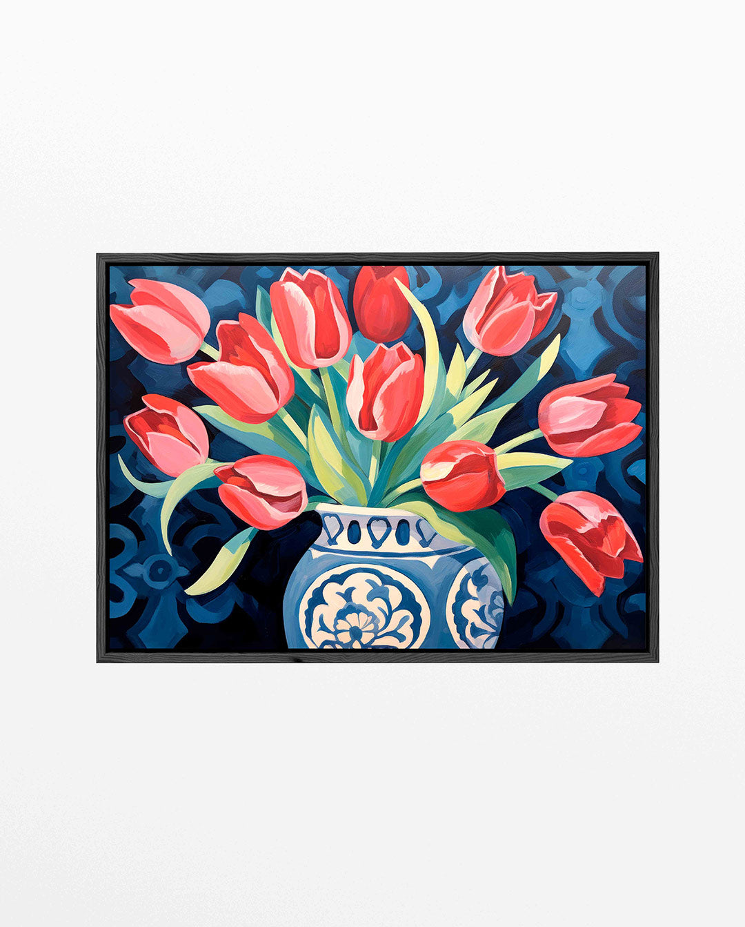 Bloemen in vaas Kunstwerk