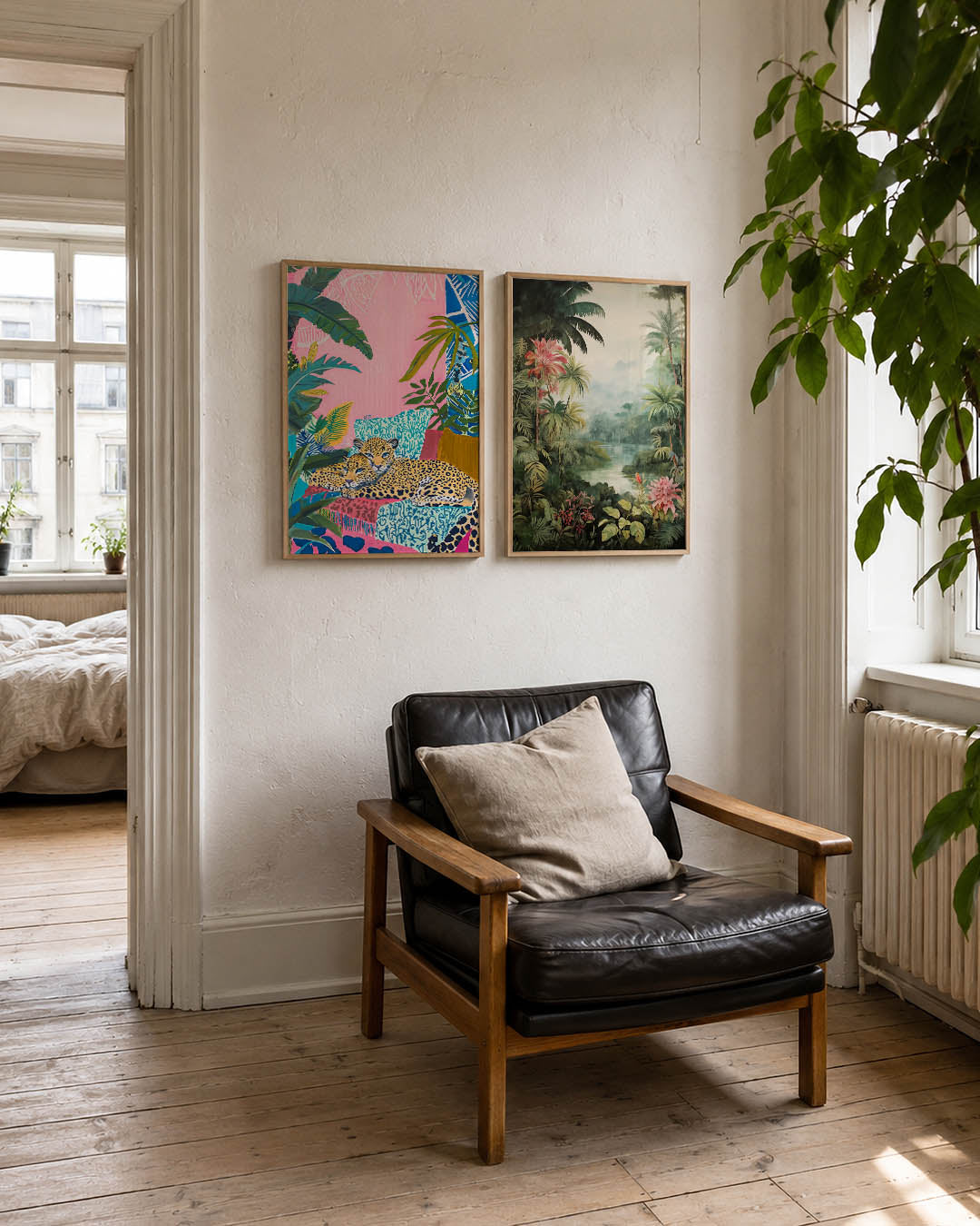 Kleurrijke jungle Posterset