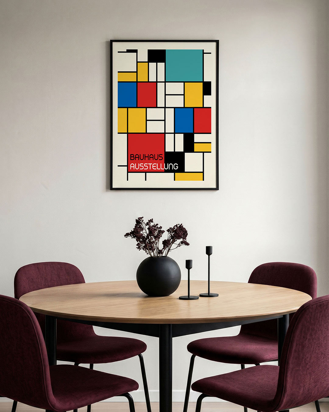 Vorm en kleurvlakken Poster