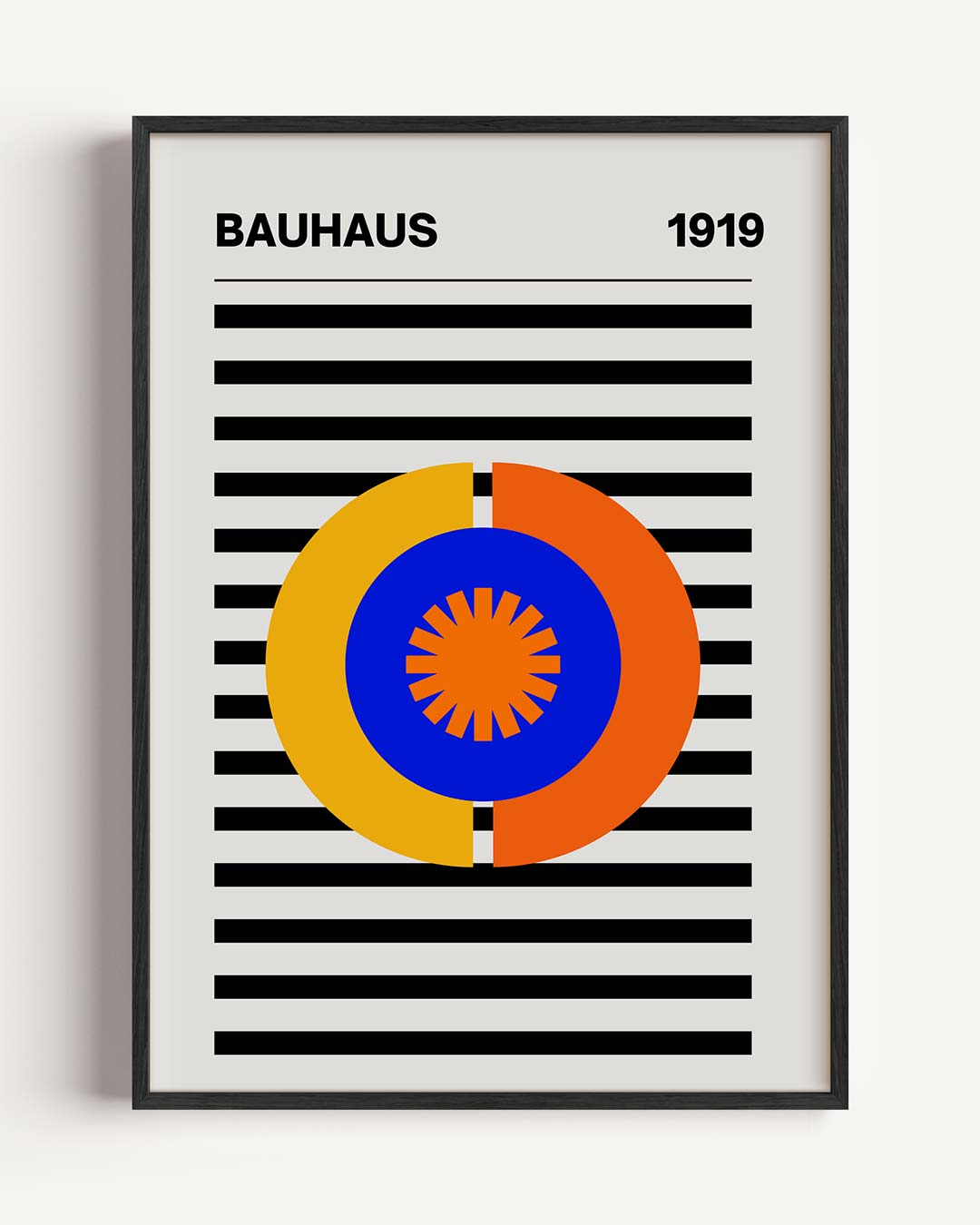 Bauhaus Geometrische Kunstposter