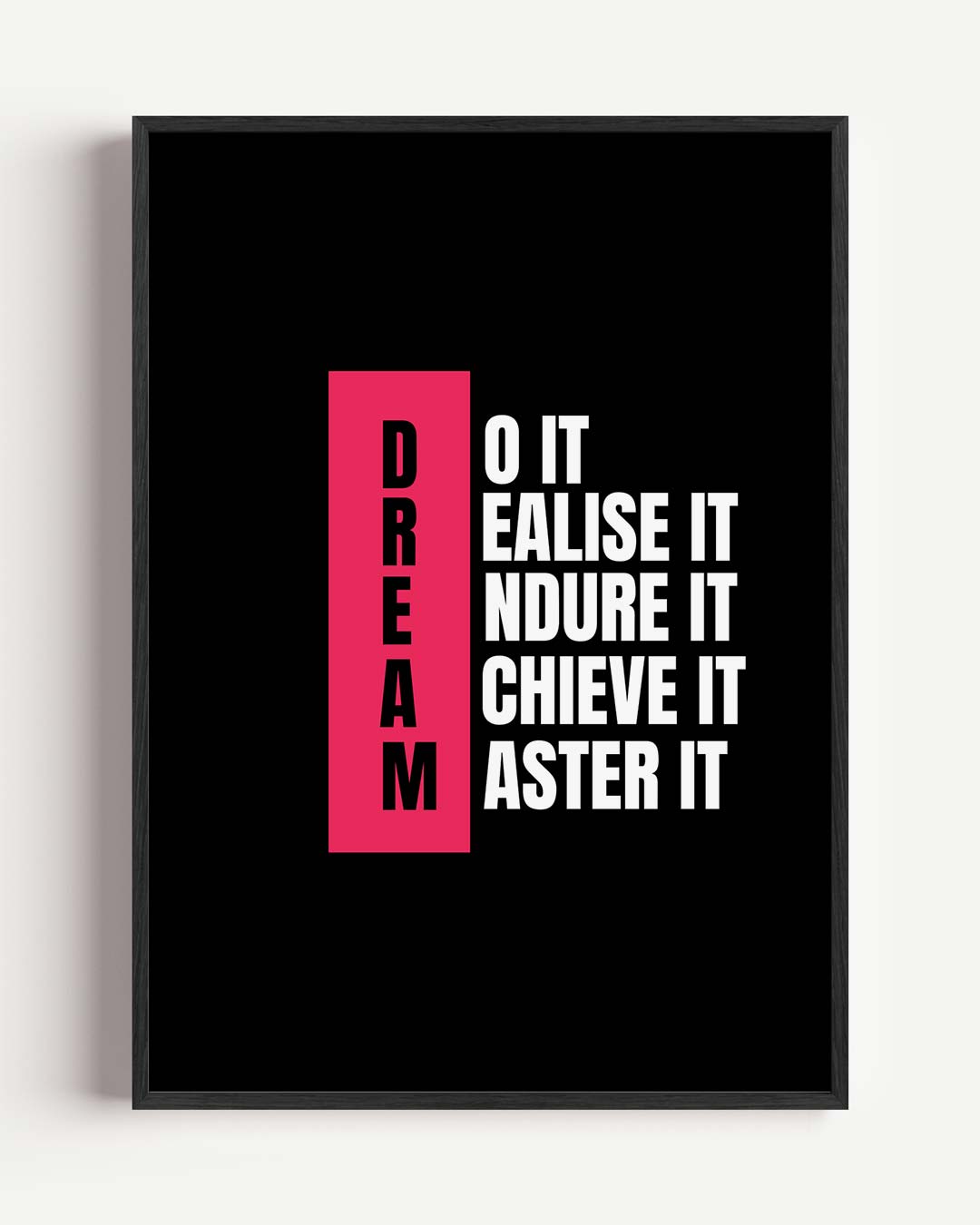 Motiverende Dromen Poster
