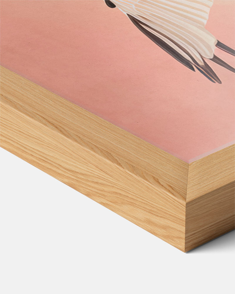 Elegante Kraanvogels in Vliegende Vlucht Poster-WallArtistic