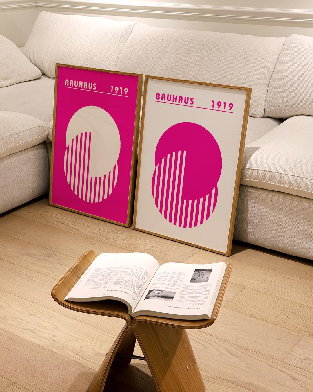 Cirkel en strepen Posterset