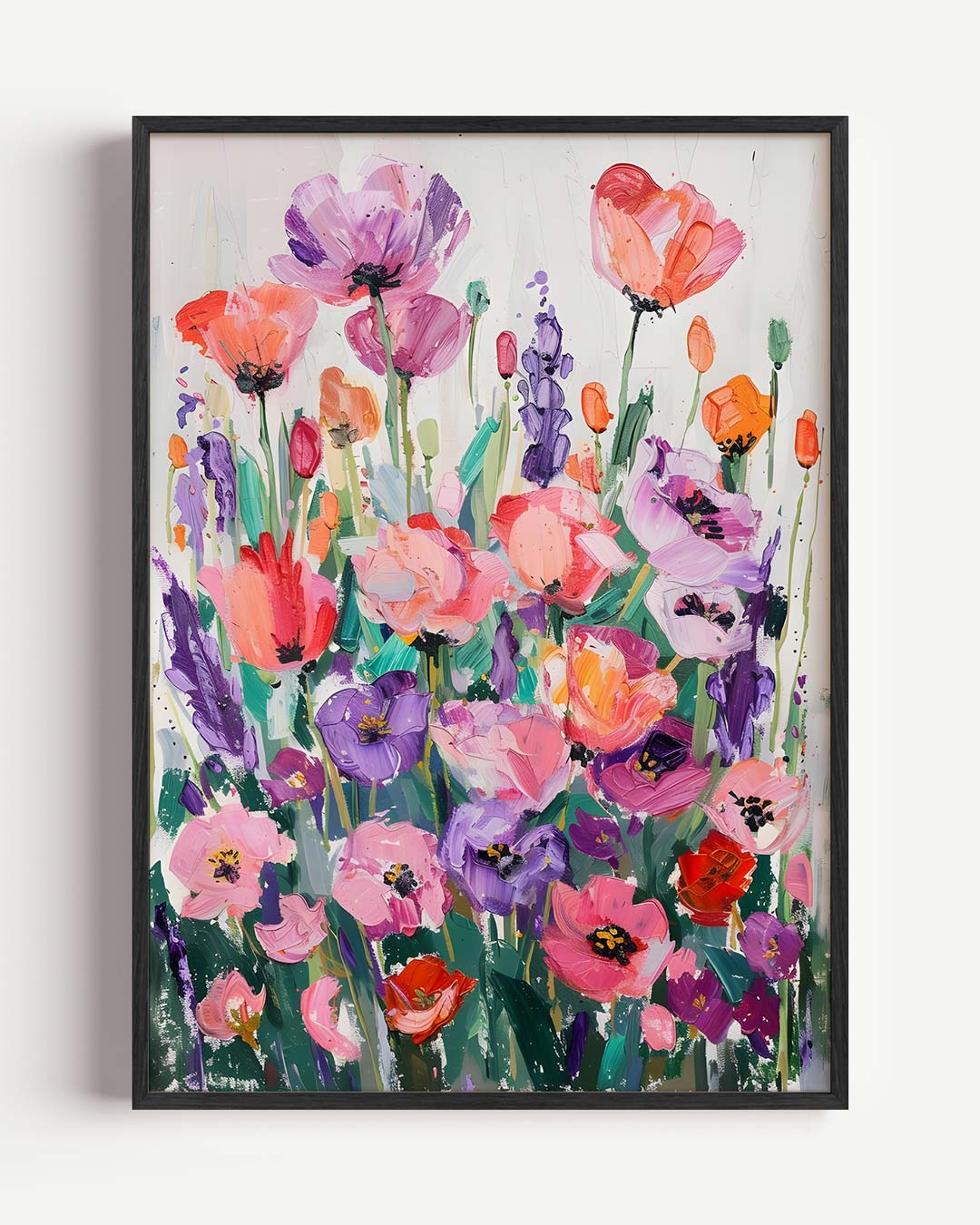 Kleurrijke Bloemenpracht Poster