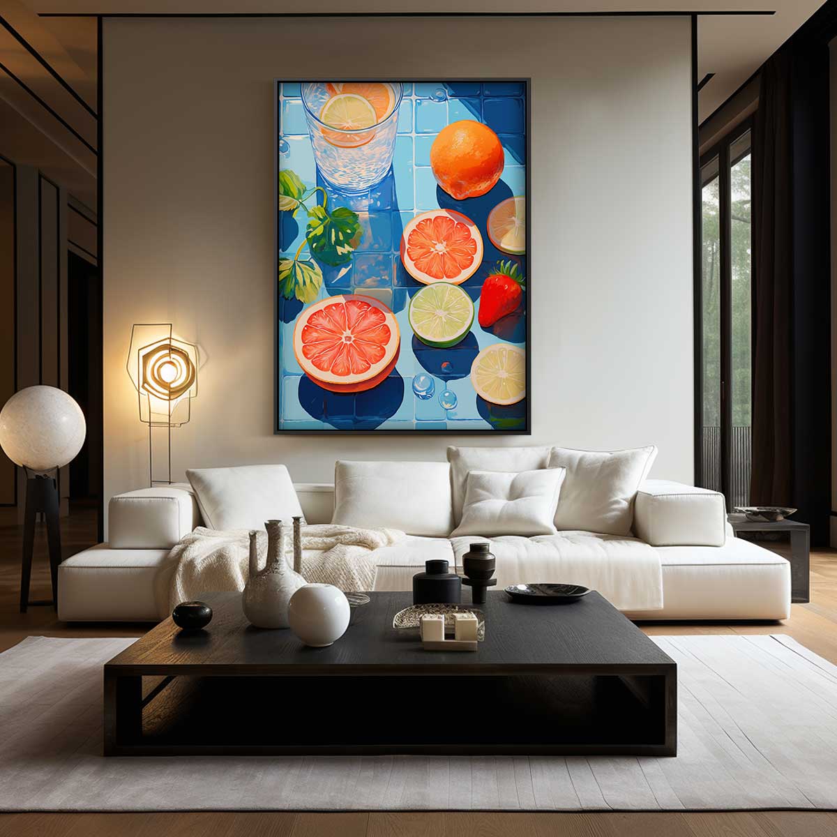 Zomerse Vruchtensensatie Kunstwerk-canvas-dibond-plexiglas-wanddecoratie-WallArtistic