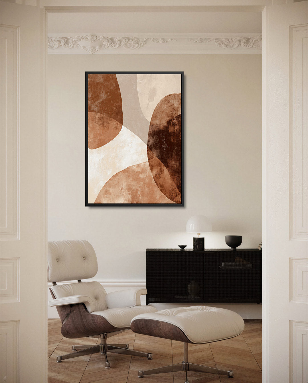 Organische vormen compositie Kunstwerk