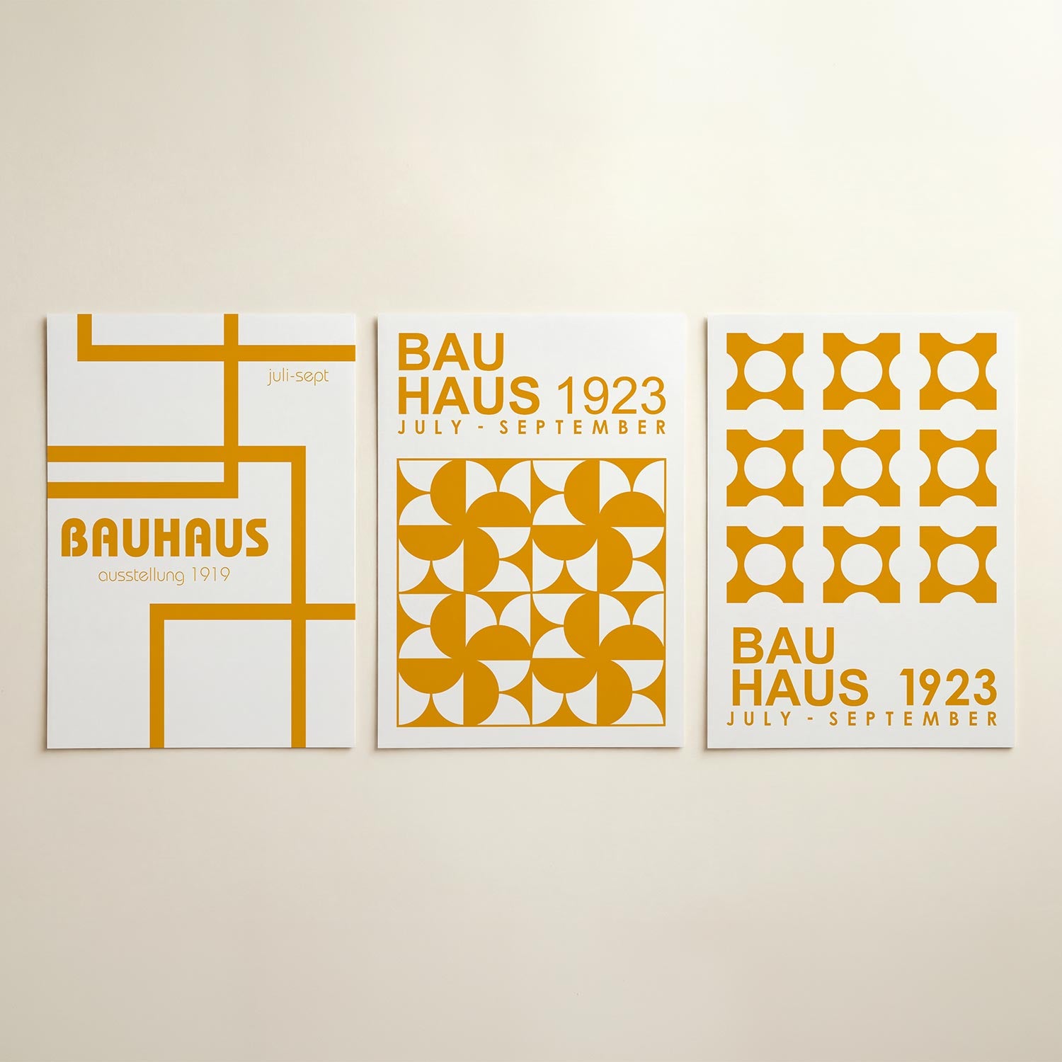 Lijnen en kleurvlakken Posterset