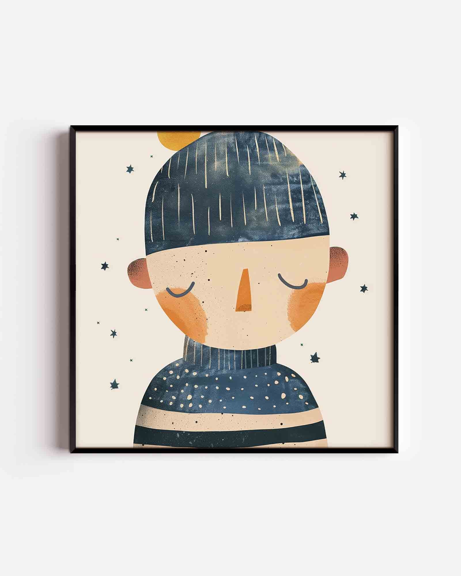 Slapende figuur Poster