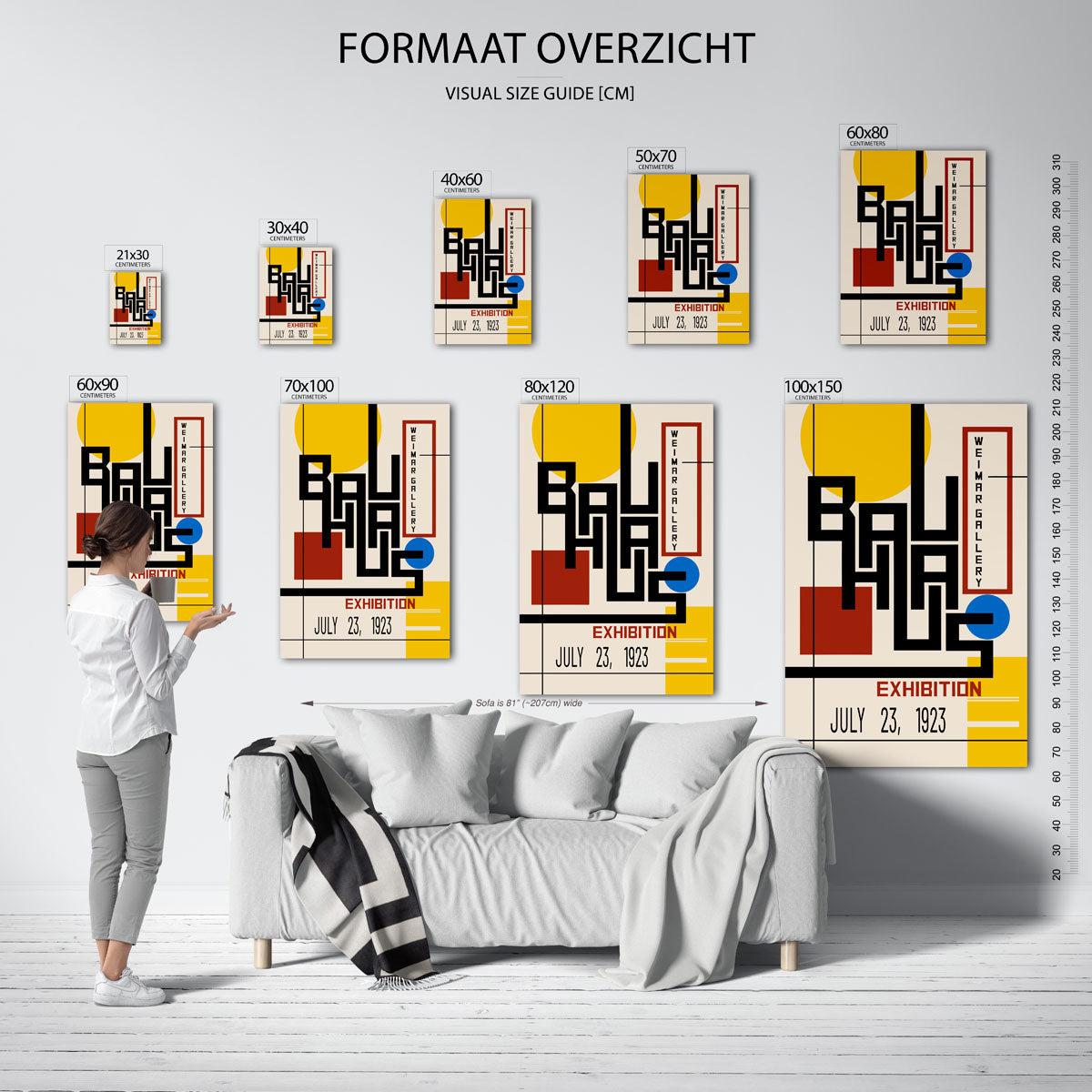 Vormen en vlaken Poster