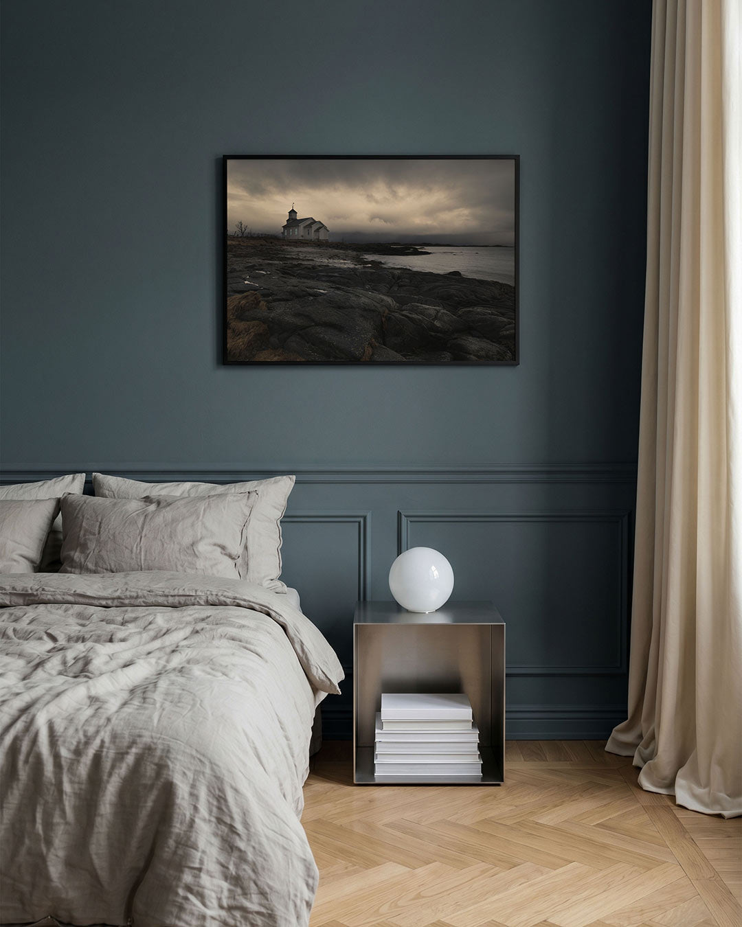 Rustieke kustlandschap Poster