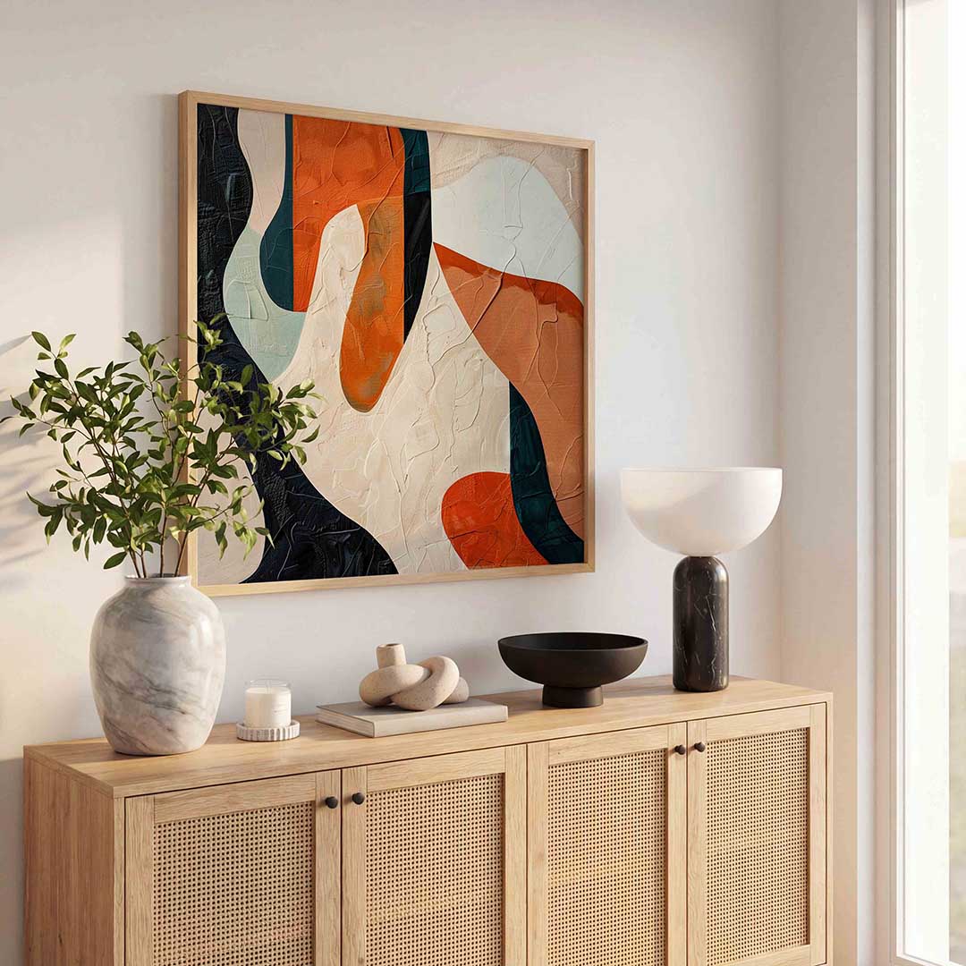 Abstracte vormen Poster