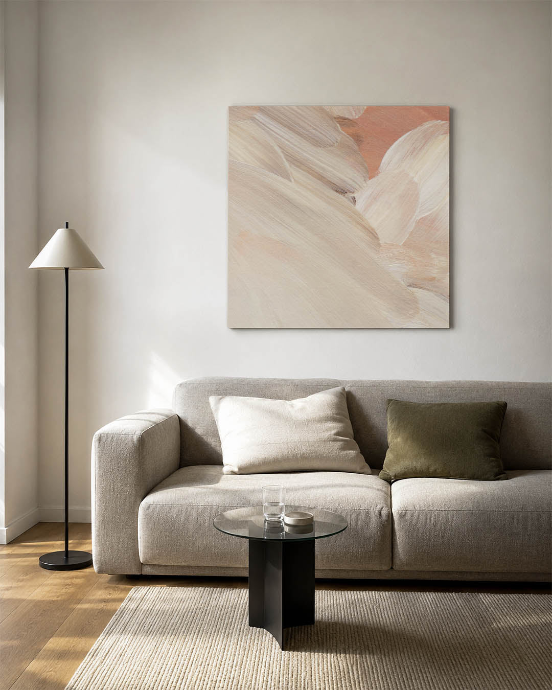 Zachte penseelstreken Kunstwerk