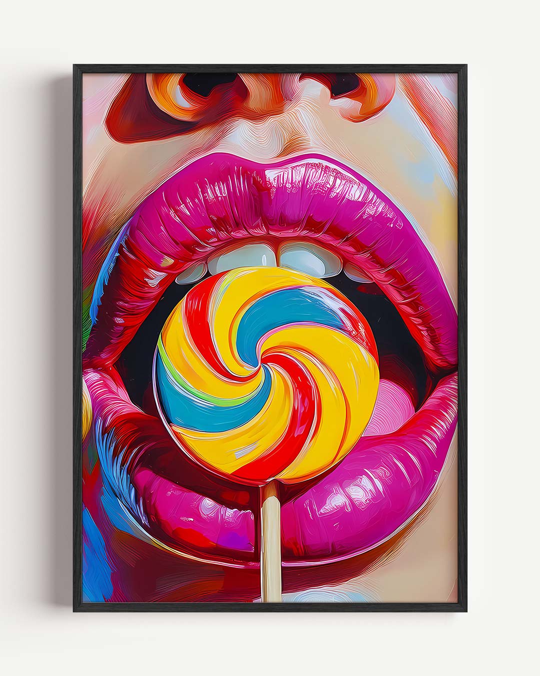 Kleurrijke Lolly Pop Art Poster