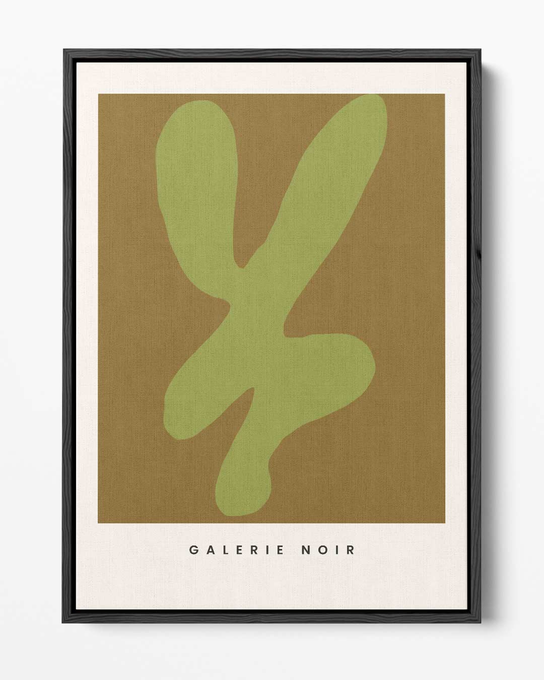 Organische Vormen in Groen Kunstwerk-canvas-dibond-plexiglas-wanddecoratie-WallArtistic
