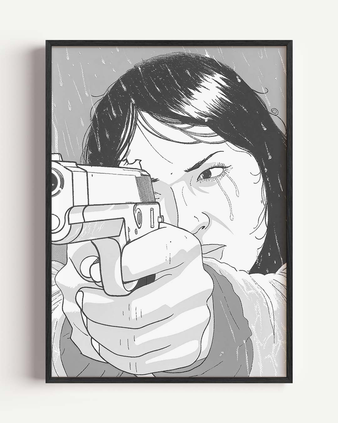 Stoere Vrouw in Actie Poster