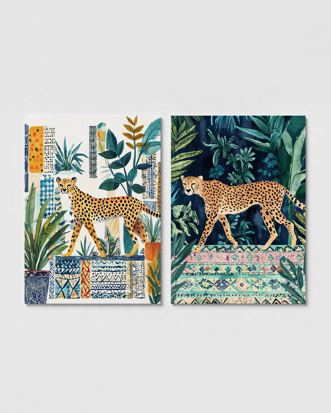 Jungle en patronen Posterset
