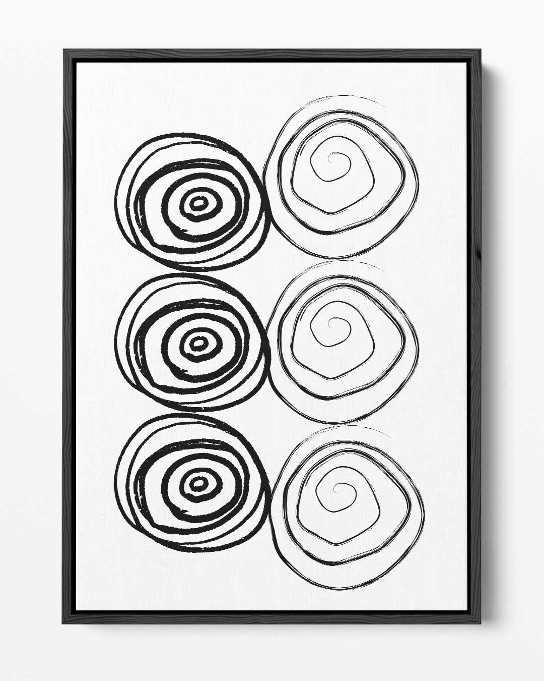 Spiralen in Abstractie Kunstwerk-canvas-dibond-plexiglas-wanddecoratie-WallArtistic