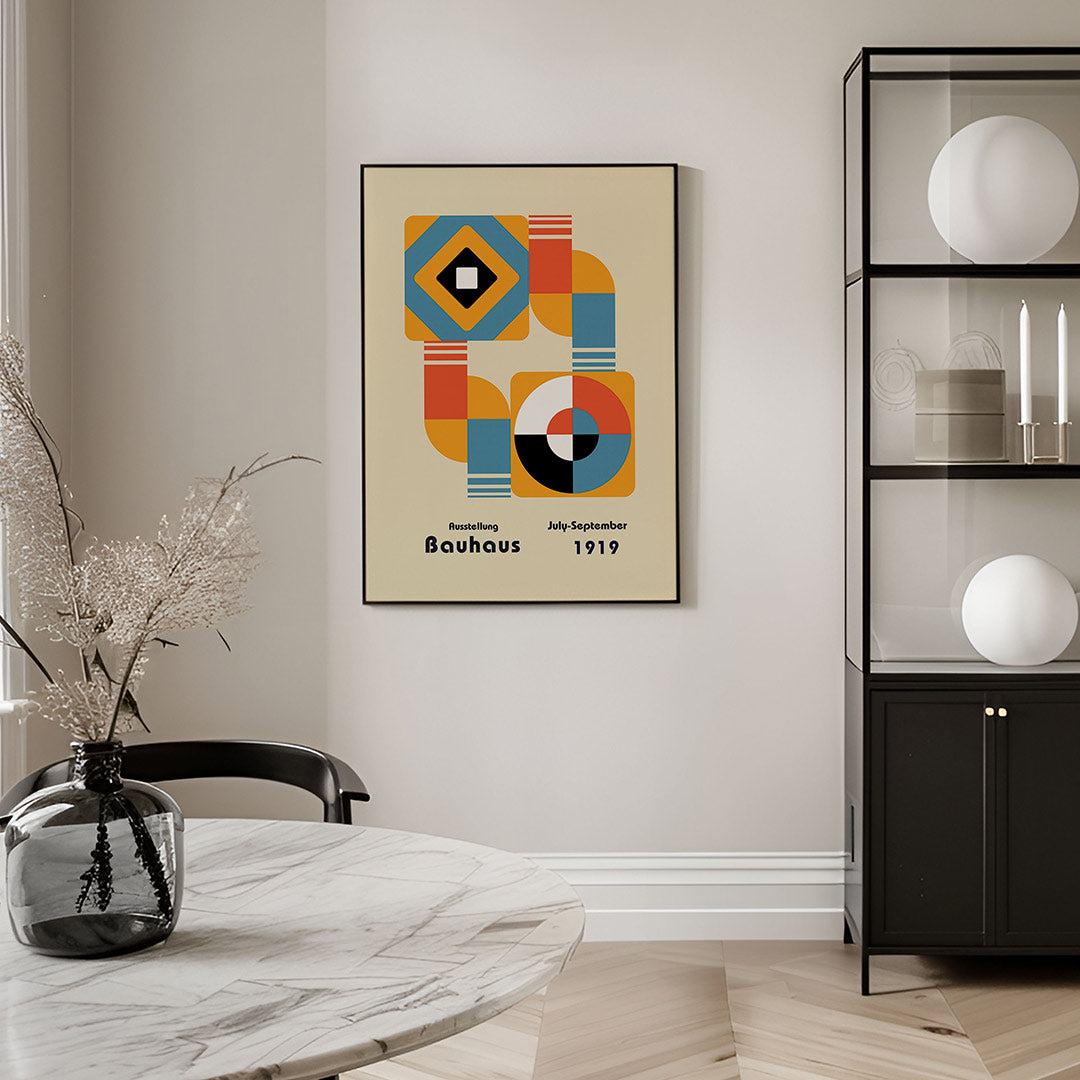 Vormen en vlakkenspel Poster