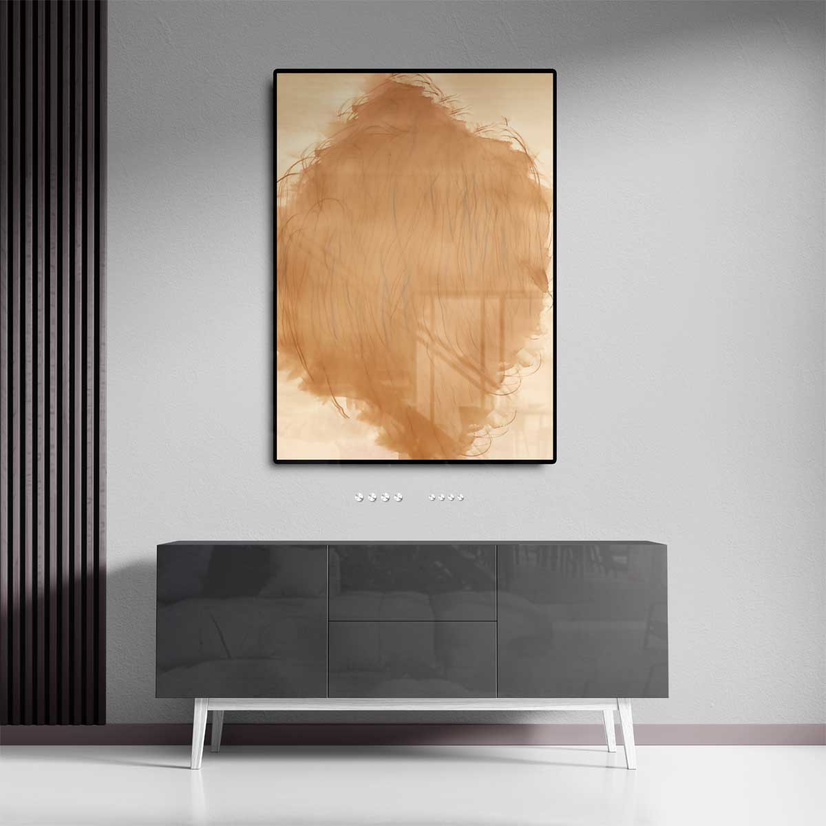 Warme Vederzachte Mist Kunstwerk-canvas-dibond-plexiglas-wanddecoratie-WallArtistic