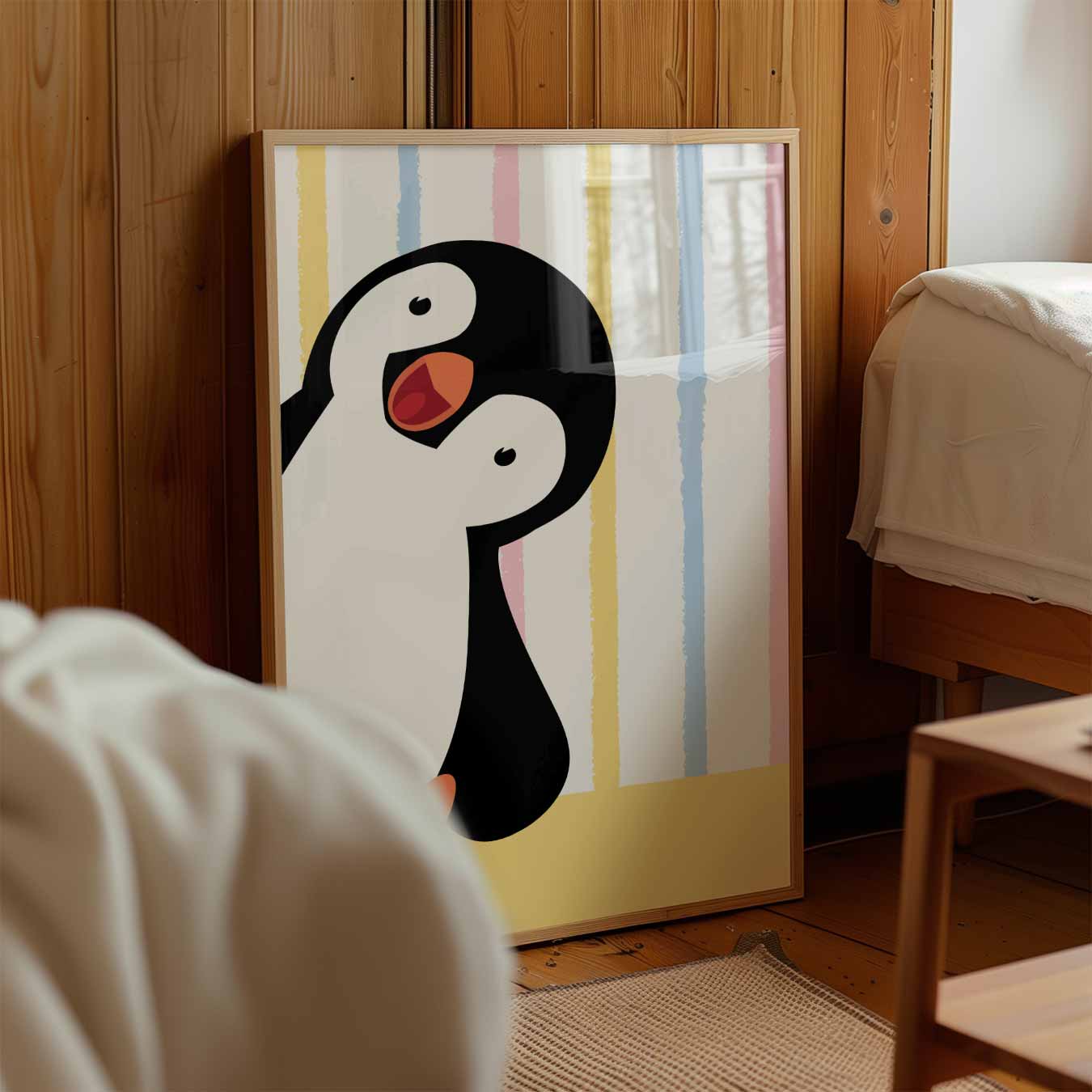 Vrolijke Pinguïn Poster