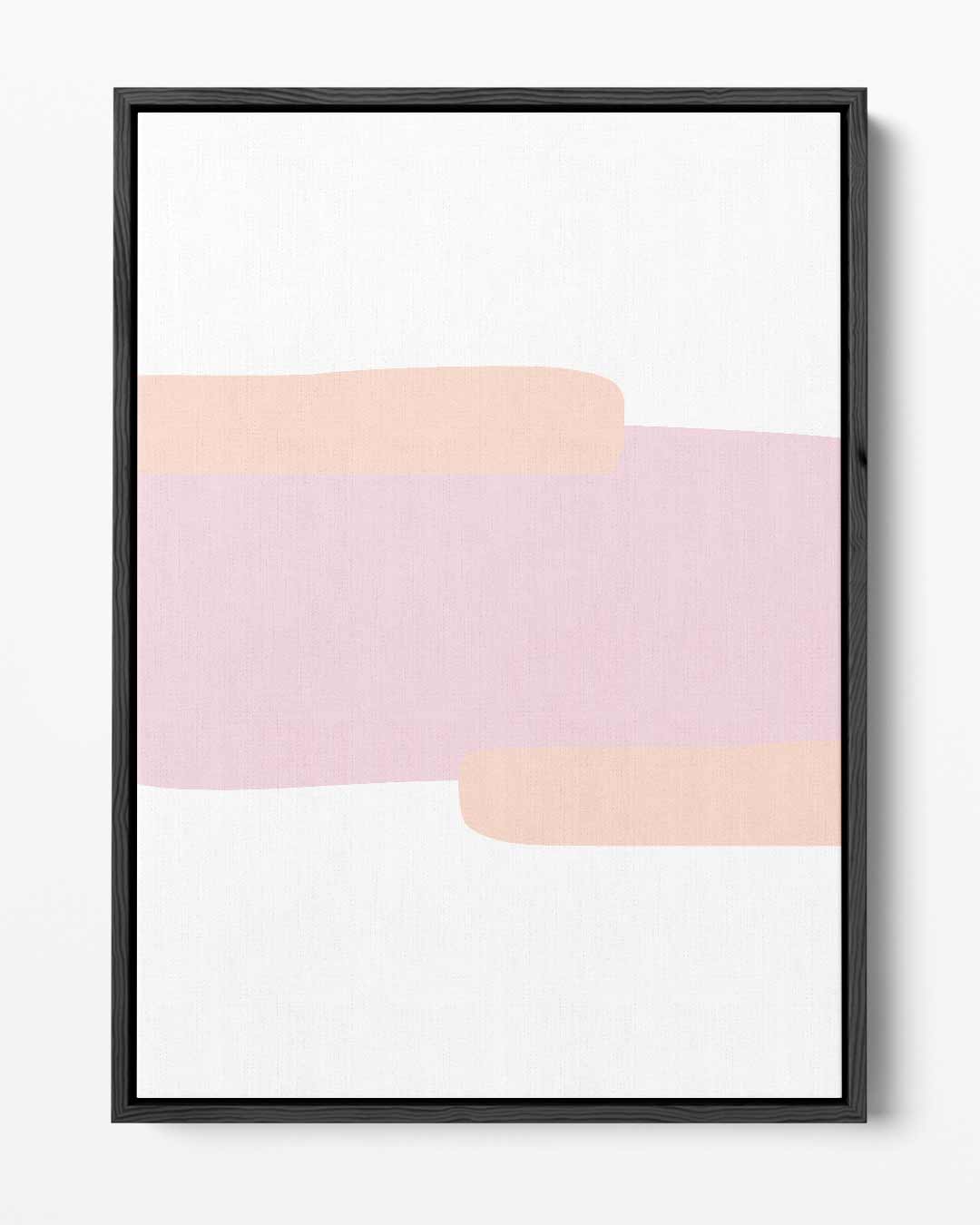 Zachte Kleuren Abstractie Kunstwerk-canvas-dibond-plexiglas-wanddecoratie-WallArtistic